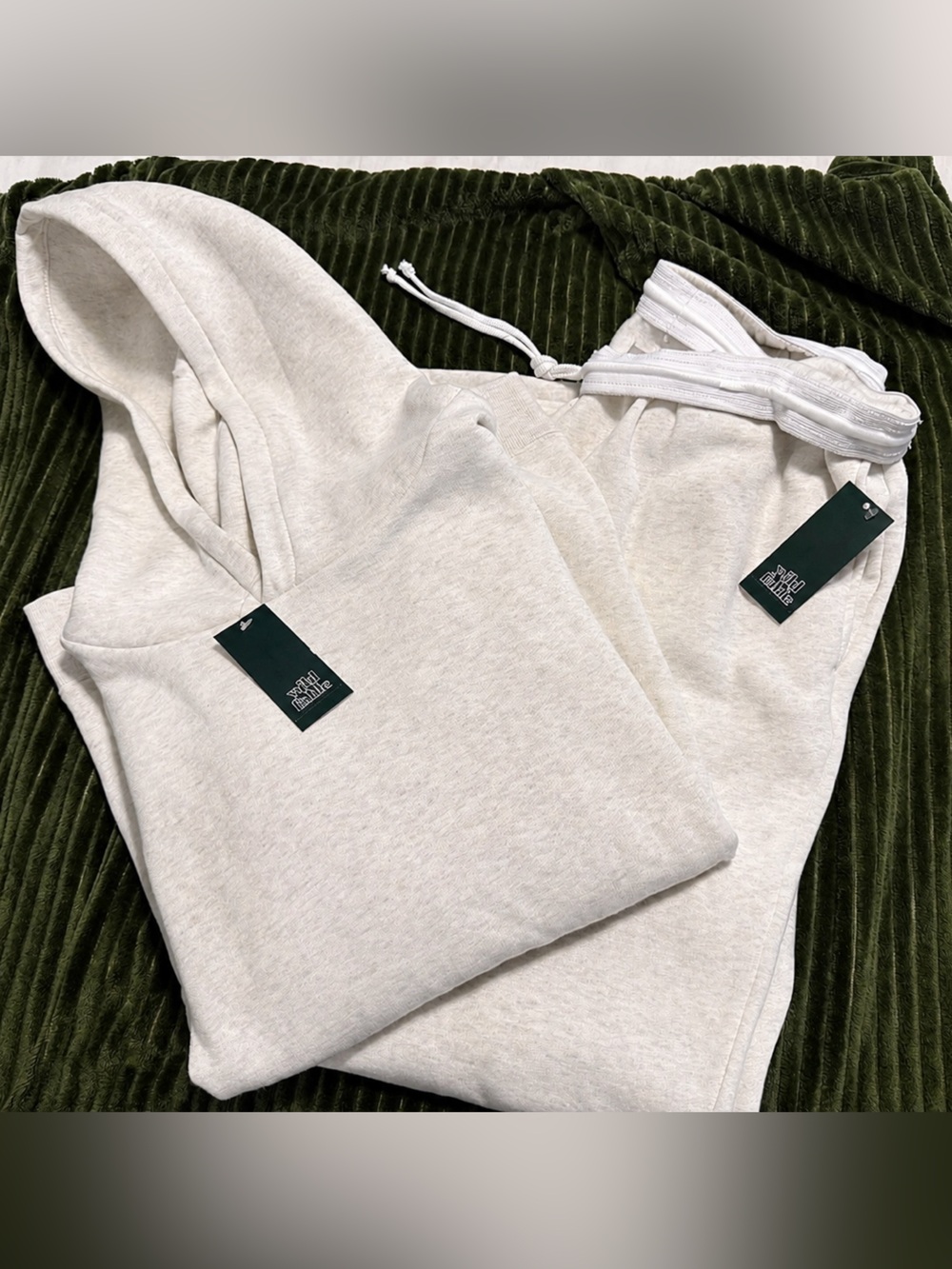 Wild Fable Heather Gray Oversized Hoodie & Sweatpants Set – XXL – NWT